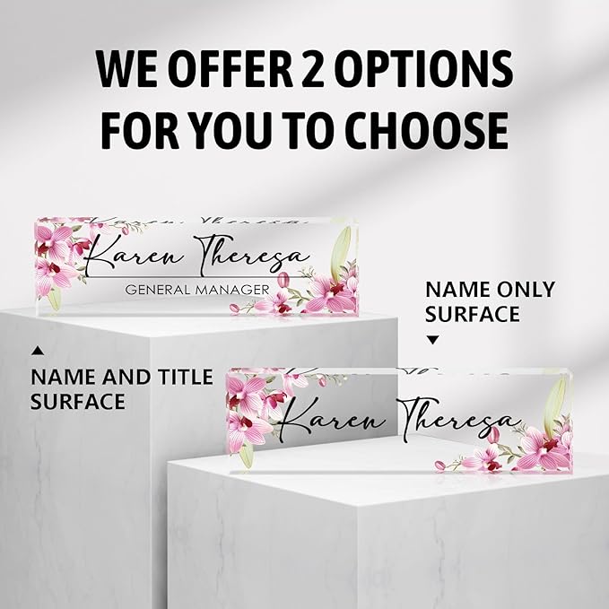 Custom Office Name Plate, Personalized Gifts - Image 6