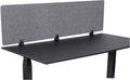 Stand Up Desk Store ReFocus Raw Clamp-On Acoustic Desk Divider Mounted Privacy by SStandUpDeskStore