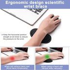 Hoewina Keyboard Wrist Rest, Ergonomic Wrist Rest, Superfine Fabric and Gel - Image 3