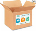 Medium Shipping & Moving Boxes 16x12x12 inches by IDLPackaging