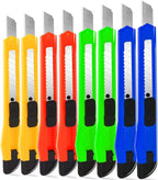 TIFICAL 8 Pack Box Cutter Utility Knife, 9mm Snap-off Box Cutter Retractable by TIFICAL