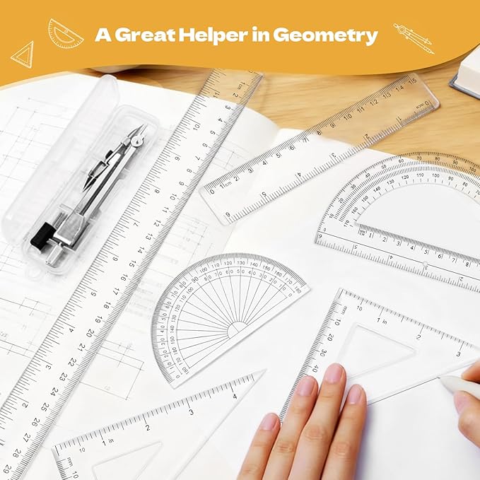 Geometry Set - 7Pcs Geometry Kit - Image 5