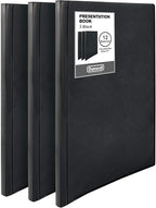 Dunwell Presentation Binder 12-Pocket, Displays 24 Pages, 8.5x11 Portfolio by Dunwell