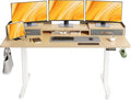 Claiks Standing Desk with Drawers, Adjustable Stand Up Electric Standing Desk by CLAIKS