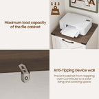 halitaa 3 drawers tall farmhouse file cabinet with, package contents