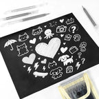 CAISEXILE 8 Neutral Palette Glitter Gel Pens Set, 1.0 mm Fine Point - Image 4