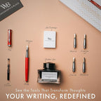 Wordsworth & Black Fountain Pen Gift Set, Includes Bottle, 6 Cartridges Refill - Image 4