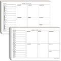 Weekly TO DO List Notepads Task Pad Planner w/Daily Checklist, Priority ToDo & by LifeCharge