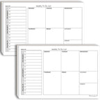 Weekly TO DO List Notepads Task Pad Planner w/Daily Checklist, Priority ToDo & by LifeCharge