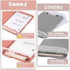 Sooez Clipboard with Storage, High Capacity Nursing Clip Board 8.5 x 11 with - Image 3