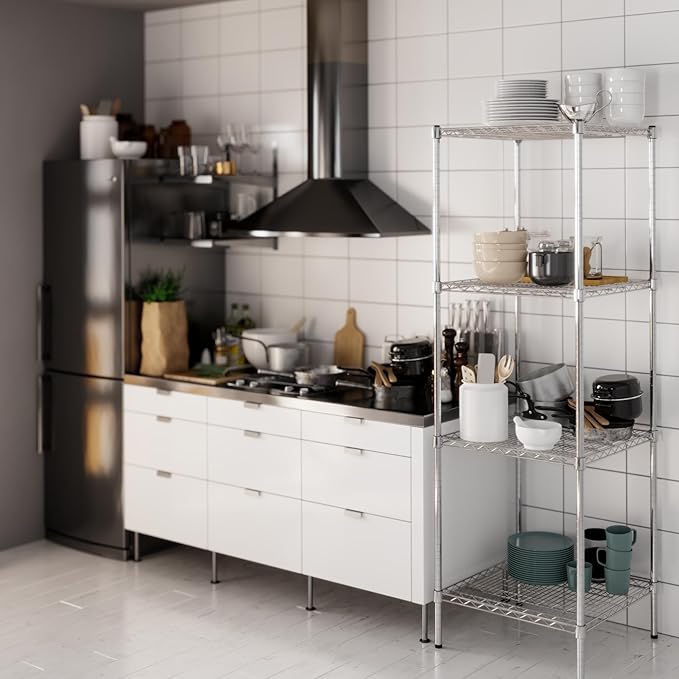Regal Altair 24" Deep x 24" Wide x 74" Height Wire Shelving Kit | 4-Tier | NSF - Image 7