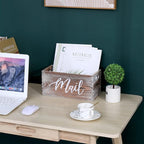 CFYACFY Mail Organizer Magazine Countertop Mail Storage Organizer - Image 3