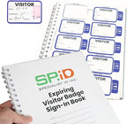 Specialist ID Visitor Log Book for Business or Schools by SpecialistID