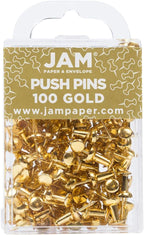 JAM PAPER Colorful Push Pins by JAMPaper