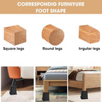 MXMZHXU Bed Risers 2 inch, 3 inch, 4 inch, 6 inch or 8 inch Heavy Duty - Image 5