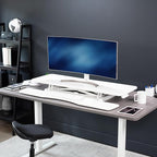 VIVO 48 inch Desk Converter, K Series, Height Adjustable Sit to Stand Riser - Image 8