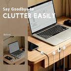 SmiLife Cable Clips, Cord Holder, Adhesive Cord Clips, Wire Holder - Image 4
