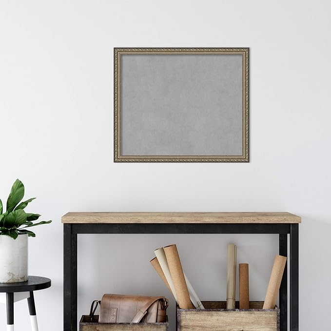 Amanti Art Silver Framed Magnetic Board 22x26 Medium Vision Board - Image 6