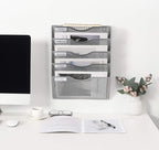 EasyPAG Hanging Wall File Organizer, 5 Pocket Wall Mounted Mail Organizer - Image 5