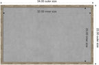 Amanti Art Silver Framed Magnetic Board 22x34 Large Vision Board - Image 2