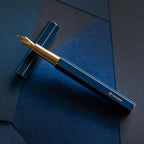YSTUDIO Stunning Classic Revolve Fountain Pen, Schmidt Gilded Nib, Best Pen - Image 8