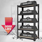WORKPRO House 5-Tier Shelving Unit, 3000lbs Adjustable Storage Shelves - Image 3