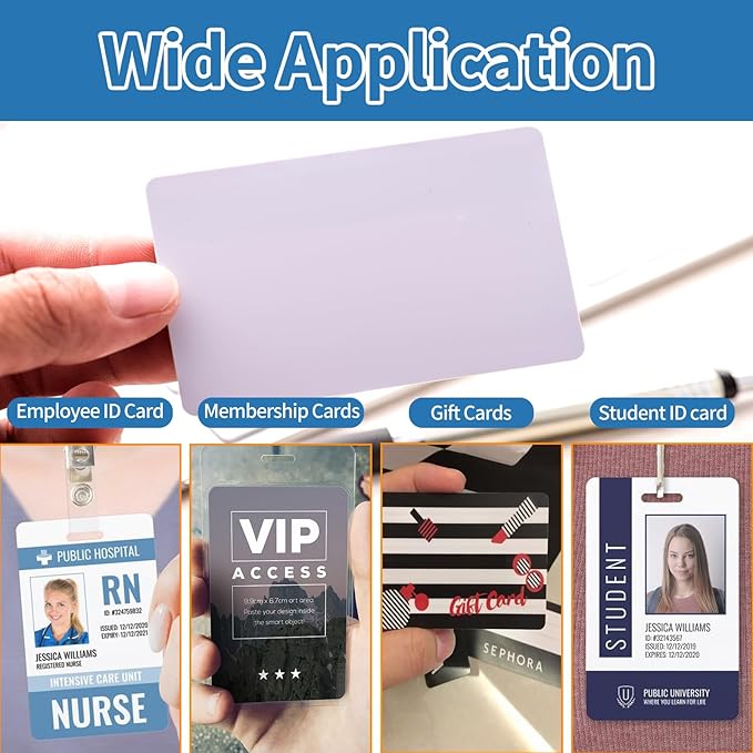 500 Pack - Premium Blank PVC Cards - Image 7