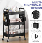 KINGRACK 3 Tier Rolling Cart - Image 2