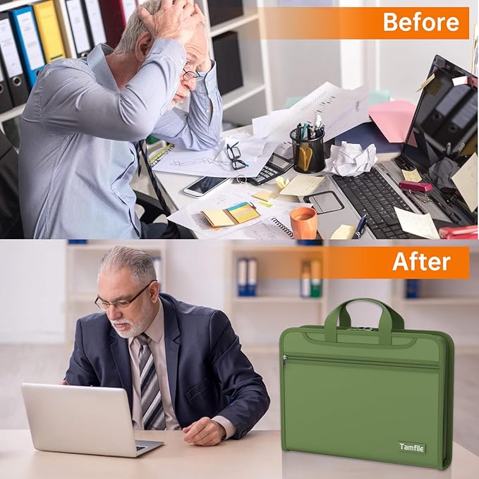 5200℉ Fireproof Accordion File Organizer - Image 6