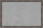 Amanti Art Grey Framed Magnetic Board 23x35 Large Vision Board