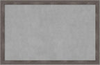 Amanti Art Grey Framed Magnetic Board 23x35 Large Vision Board by AmantiArt