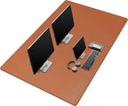 Mydours 55" x 28" PU Leather Desk Mat, Huge Gaming Mouse Pad XXXL, Dual-Sided by Mydours
