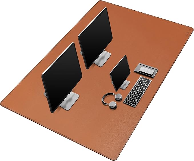 Mydours 55" x 28" PU Leather Desk Mat, Huge Gaming Mouse Pad XXXL, Dual-Sided by Mydours