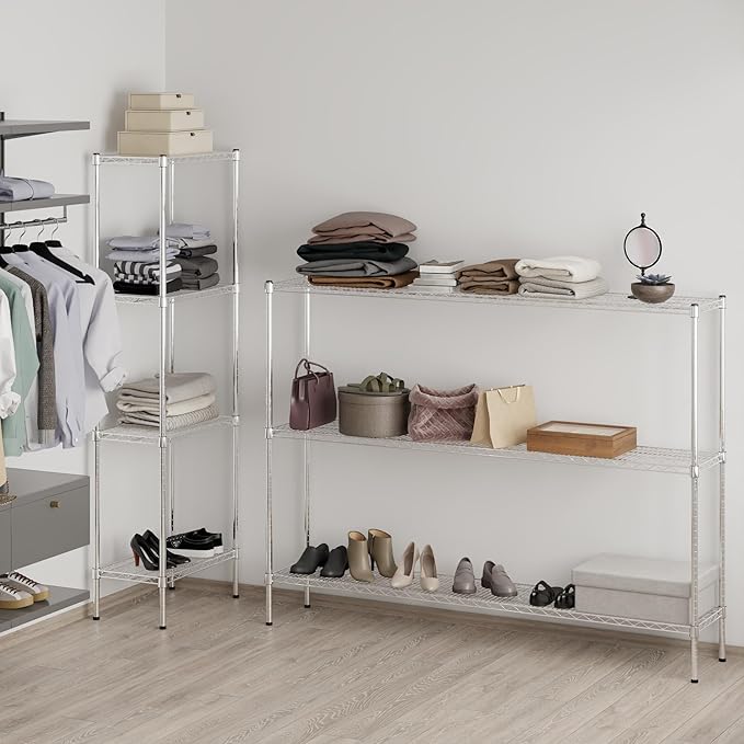 Regal Altair 14" Deep x 72" Wide x 54" Height Wire Shelving Kit | 3-Tier | NSF - Image 6