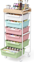 Rolling Storage Utility Cart by SYKIARIOL