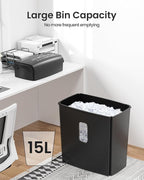 Locksworth 8-Sheet Micro Cut Paper Shredder P-4 High Security - Image 6