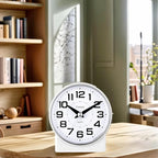 Tinload 4.3" No Ticking Analog Alarm Clock, Silent Readable - Image 7