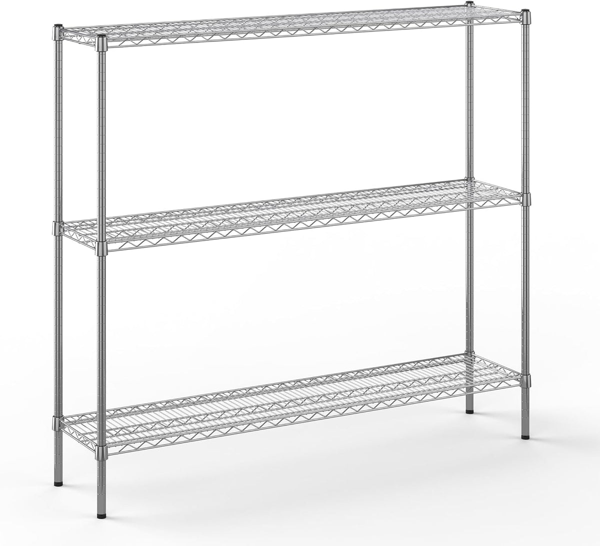 Regal Altair 14" Deep x 60" Wide x 54" Height Wire Shelving Kit | 3-Tier | NSF