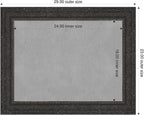 Amanti Art Black Framed Magnetic Board 23x29 Medium Vision Board - Image 2