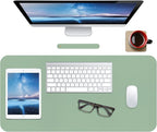 Boutilon Leather Desk Pad Protector, Non-Slip Mouse Pad, Laptop Desk Pad - Image 9