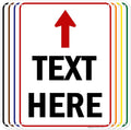 Custom Arrow, Custom Directional Sign, Up Arrow, 18x24 Inches, 55 mil thick
