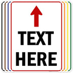 Custom Arrow, Custom Directional Sign, Up Arrow, 18x24 Inches, 55 mil thick