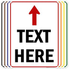 Custom Arrow, Custom Directional Sign, Up Arrow, 18x24 Inches, 55 mil thick by MySignCenter