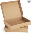 Eupako 11x8x2" Brown Shipping Boxes Corrugated Box Mailers 20 Pack Cardboard by Eupako