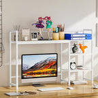 Snughome Desk Shelf, 44.9" Large Desktop Organizer Shelf, Desk Hutch - Image 2