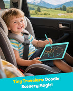 TEKFUN Kids Toys 10Inch LCD Writing Tablet, Mess Free Coloring Doodle Board - Image 7