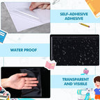 Outus Self Adhesive Shop Ticket Holders Clear Plastic Sleeves Adhesive Pockets - Image 4