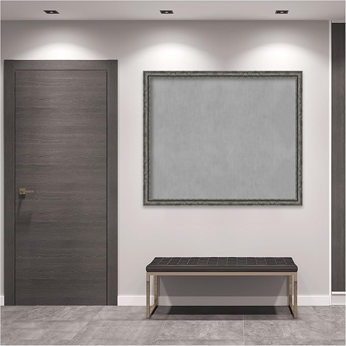 Amanti Art Black Framed Magnetic Board 44x52 Oversize Vision Board - Image 6