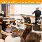 Ozzptuu Cell Phone Holder Classroom Cell Phone Storage 3-Tier Multiple Cell - Image 6