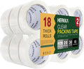 HERKKA Clear Packing Tape, 18 Rolls Heavy Duty Packaging Tape